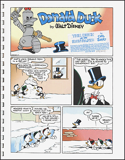 CARL BARKS LITHOGRAPH SET Signed
