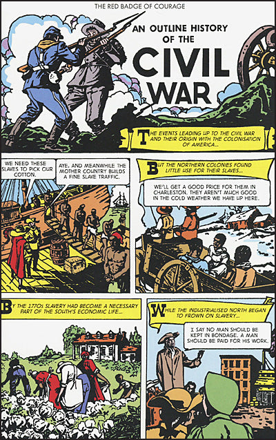 CLASSICS ILLUSTRATED THE RED BADGE OF COURAGE