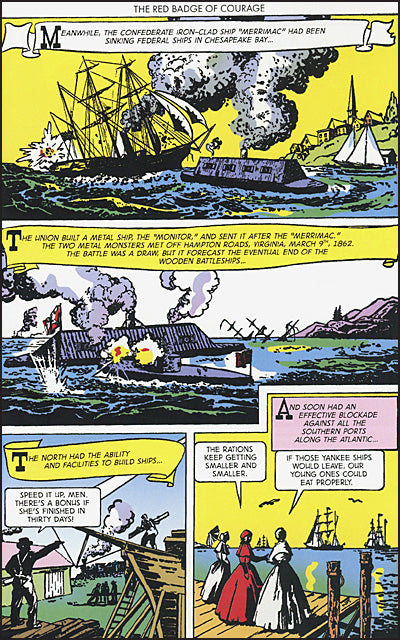 CLASSICS ILLUSTRATED THE RED BADGE OF COURAGE