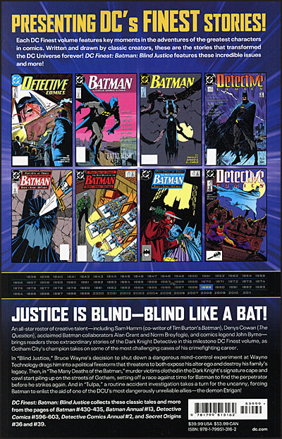DC FINEST BATMAN Blind Justice