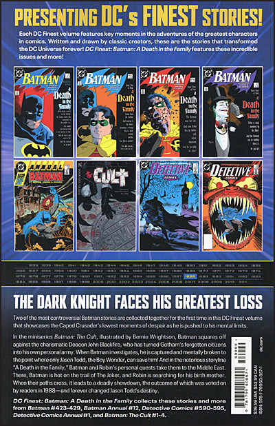 DC FINEST BATMAN A Death in the Family