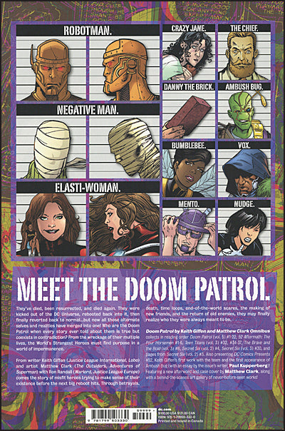 DOOM PATROL By Keith Giffen and Matthew Clark Omnibus