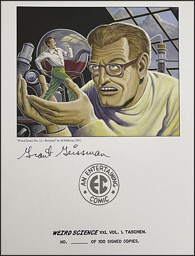 EC COMICS LIBRARY WEIRD SCIENCE Volume 1 XXL w/Signed Bookplate