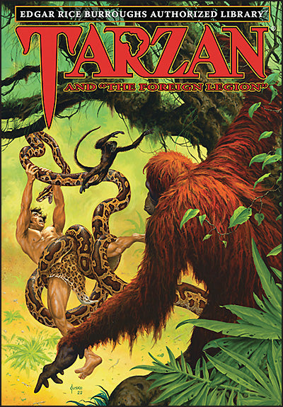 EDGAR RICE BURROUGHS AUTHORIZED LIBRARY Tarzan Books 21-24 Set