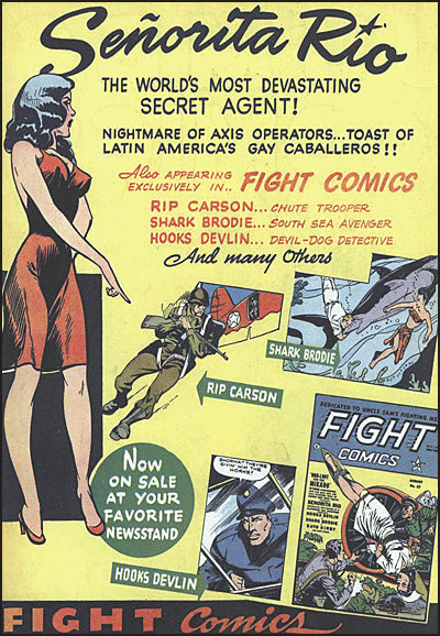 FIGHT COMICS Featuring Senorita Rio Volume 1 Hardcover