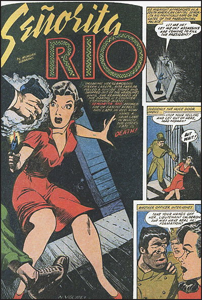 FIGHT COMICS Featuring Senorita Rio Volume 1 Hardcover