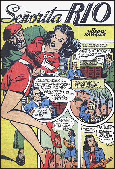 FIGHT COMICS Featuring Senorita Rio Volume 1 Hardcover