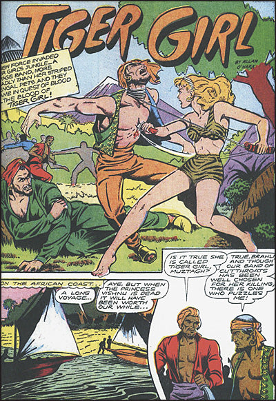 FIGHT COMICS Featuring Tiger Girl Volume 1 Hardcover