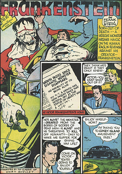 ROY THOMAS PRESENTS FRANKENSTEIN IN PRIZE COMICS Volume 1