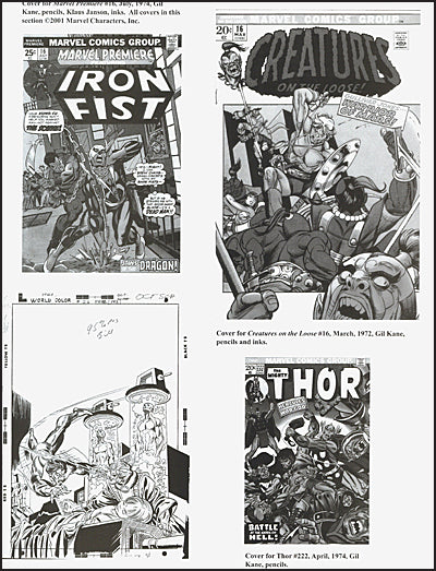 GIL KANE The Art of Comics