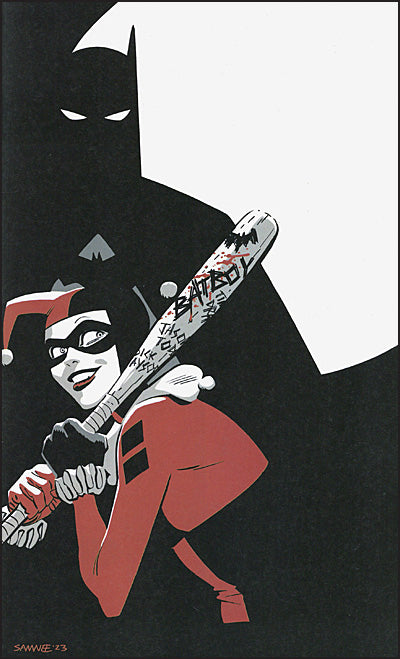 HARLEY QUINN BLACK + WHITE + REDDER