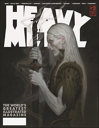 HEAVY METAL MAGAZINE #2 Brom Cover