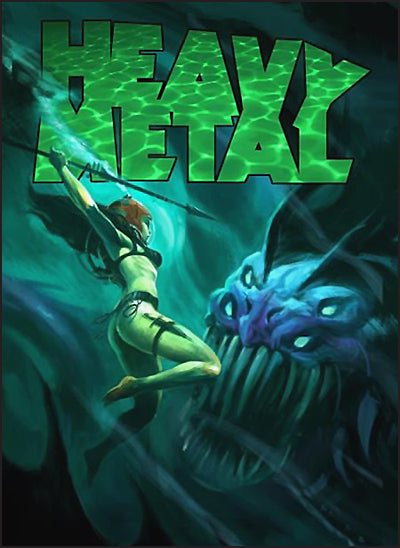 HEAVY METAL MAGAZINE #2 Patrick Reilly Cover
