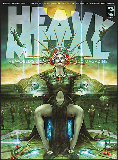 HEAVY METAL MAGAZINE #3 Augustin Alessio Cover