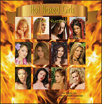 HOT NAKED GIRLS 2026 Calendar