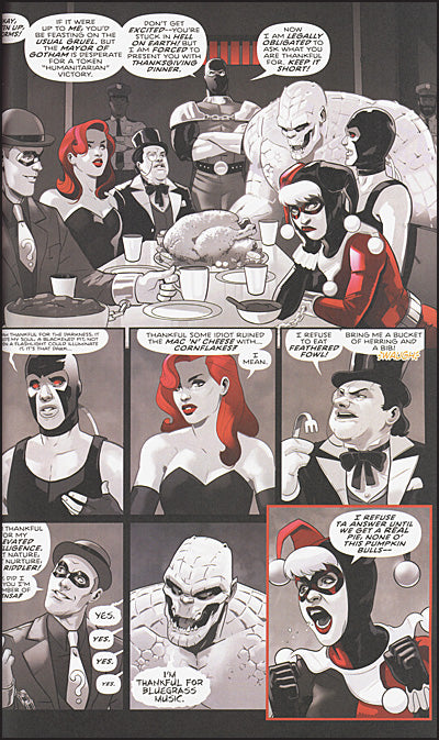 HARLEY QUINN BLACK + WHITE + RED