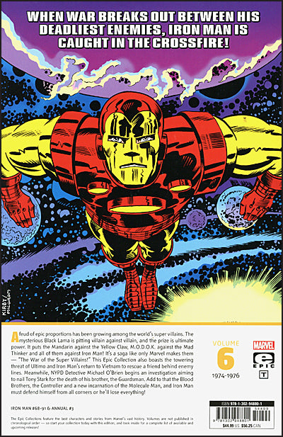 IRON MAN Epic Collection Volume 6 The War Of The Super Villains
