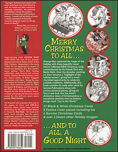 JOY TO THE WORLD Christmas Card Art by George Barr