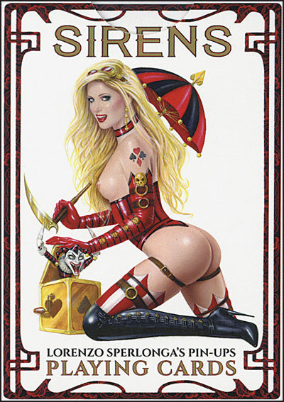 LORENZO SPERLONGA'S PIN-UP PLAYING CARDS Vixens & Sirens