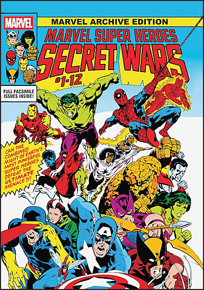 MARVEL ARCHIVE EDITION Marvel Super Heroes Secret Wars Gallery Edition