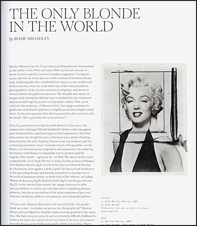 MARILYN MONROE A Portrait