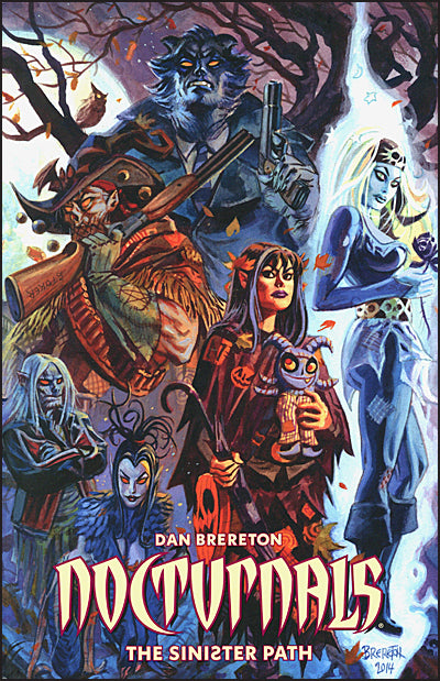 DAN BRERETON'S NOCTURNALS The Sinister Path Signed