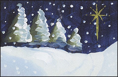 BOB FOSTER'S CHRISTMAS CARDS Signed W/Drawing