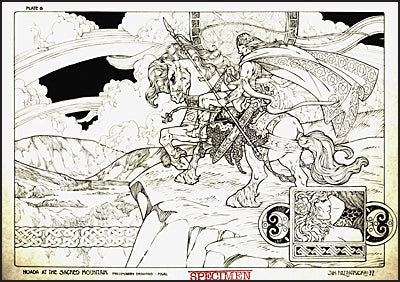 JIM FITZPATRICK THE BOOK OF CONQUESTS PORTFOLIO