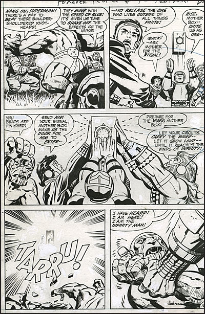 JACK KIRBY FOREVER PEOPLE Artist's Edition