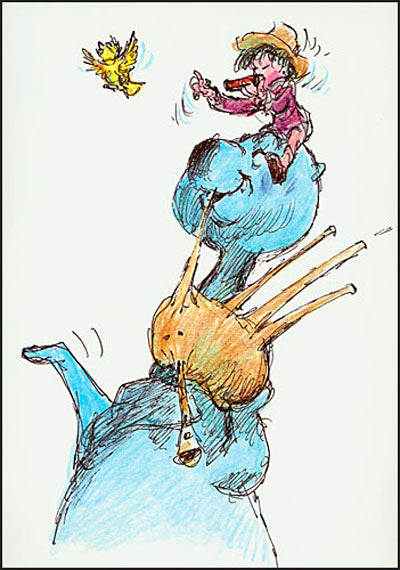 NESSIE AND FRIENDS Print Signed