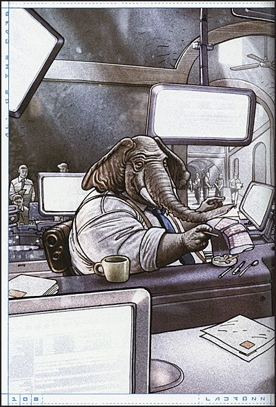 UNHUMAN THE ELEPHANTMEN Art of Ladr‚àö‚àÇnn
