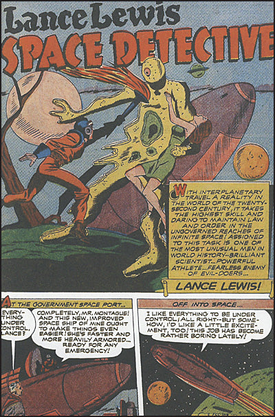 CLASSIC SCI-FI COMICS Volume 8 Lance Lewis Space Detective Hardcover