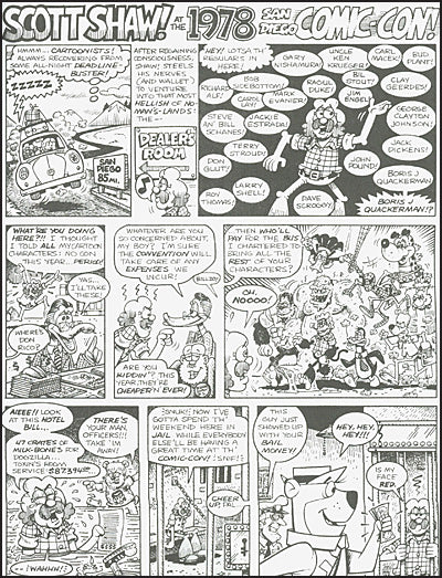 SCOTT SHAW!S COMIX &amp; STORIES About Fandom &amp; Comic Industry