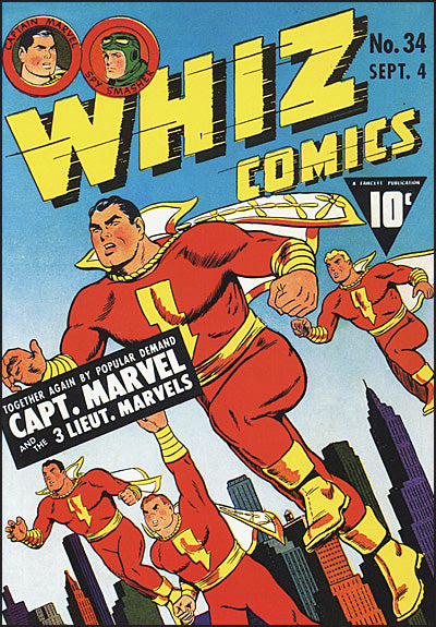WHIZ COMICS #34 Facsimile Edition