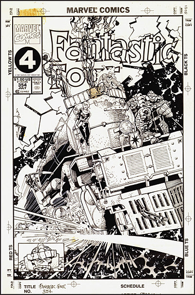 WALTER SIMONSON FANTASTIC FOUR Artist's Edition
