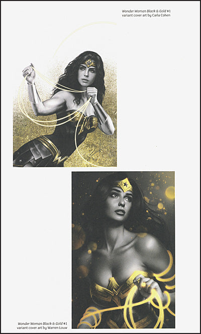 WONDER WOMAN Black and Gold