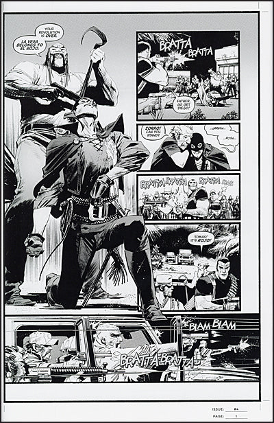 ZORRO MAN OF THE DEAD Artist Edition
